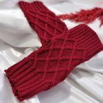 ساق دست بافت لوزی - مانتو پاتریس رشت