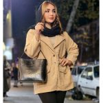 مانتو کتی مخمل کبریتی - مانتو پاتریس رشت