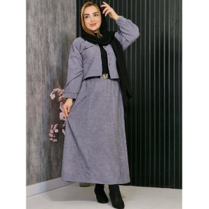 ست کت دامن مخمل کبریتی - مانتو پاتریس رشت