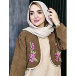 ست کت سارافون کبریتی گلدوزی - مانتو پاتریس رشت