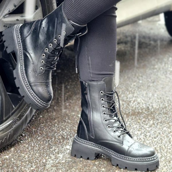 بوت ساده مشکی - مانتو پاتریس رشت