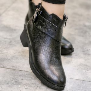 نیم بوت بغل سگک - مانتو پاتریس رشت