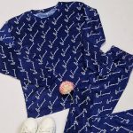 ست بلوز شلوار مخمل طرحدار