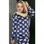 ست بلوز شلوار مخمل طرحدار