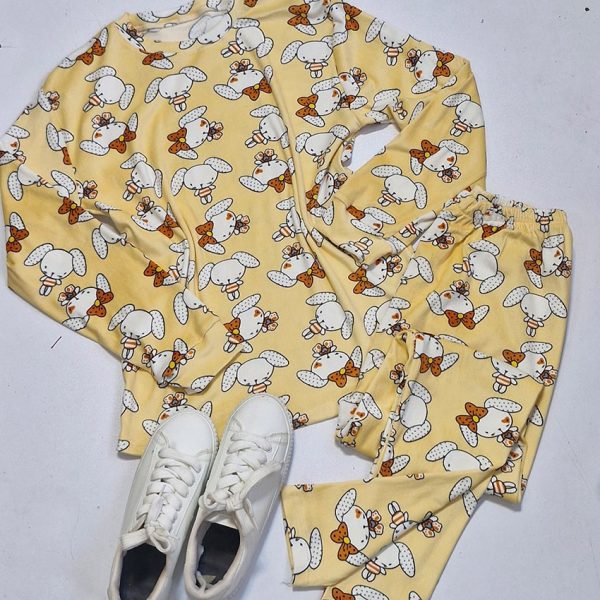 ست بلوز شلوار مخمل طرحدار