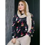 بلوز مخمل طرحدار - مانتو پاتریس رشت