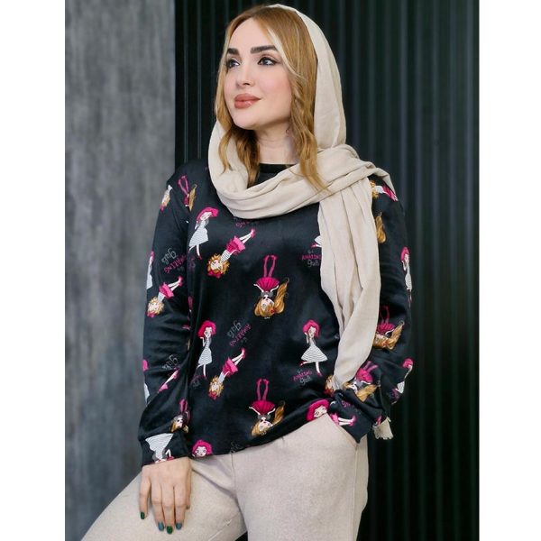 بلوز مخمل طرحدار - مانتو پاتریس رشت