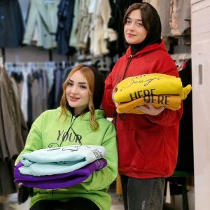 هودی چاپی رنگی - مانتو پاتریس رشت