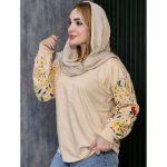 بلوز دورس آستین چاپ - مانتو پاتریس رشت