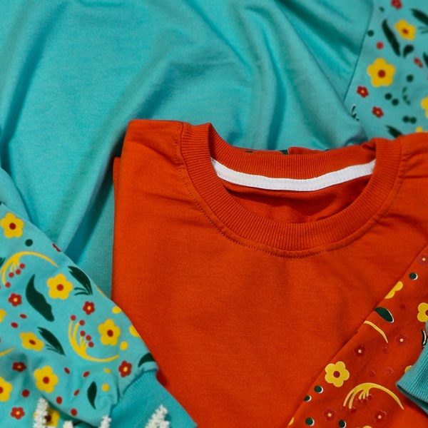 بلوز دورس آستین چاپ - مانتو پاتریس رشت