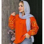 بلوز دورس آستین چاپ - مانتو پاتریس رشت