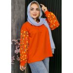 بلوز دورس آستین چاپ - مانتو پاتریس رشت