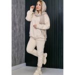 ست هودی شلوار دورس تو کرک رنگی