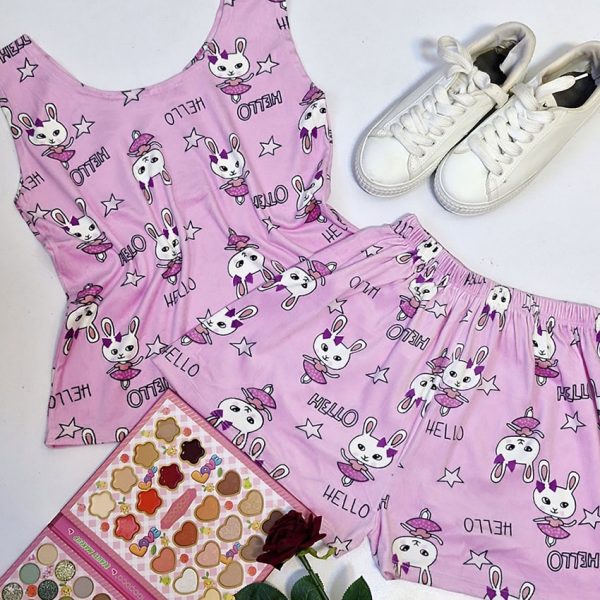 ست تاپ شورتک مخمل فانتزی - مانتو پاتریس رشت