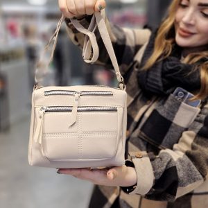 کیف زیپ دار چرم - مانتو پاتریس رشت