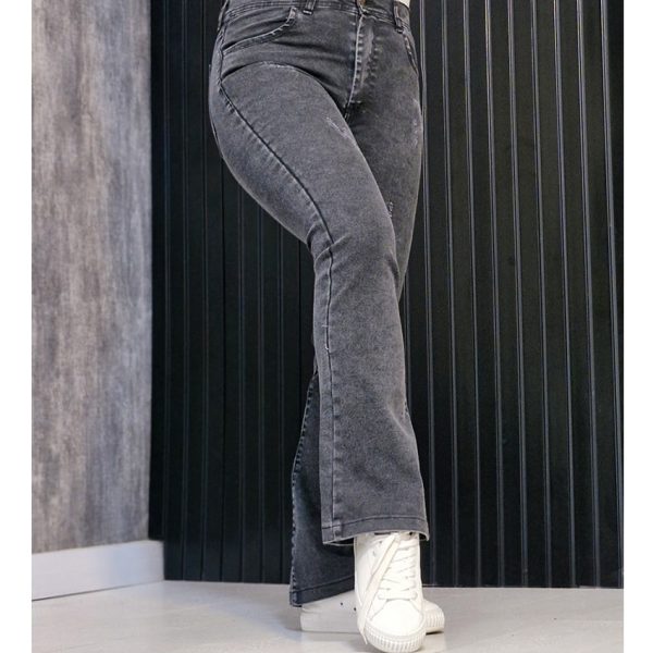 شلوار دمپا جین ذغالی -مانتو پاتریس رشت