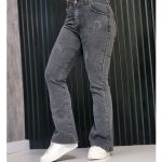 شلوار دمپا جین ذغالی -مانتو پاتریس رشت