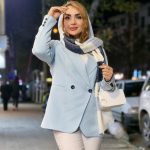 مانتو کتی مازراتی 2 دکمه مزونی