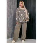 ست بافت گل - مانتو پاتریس رشت