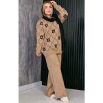 ست بافت گل - مانتو پاتریس رشت