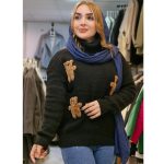 تونیک بافت خرس برجسته - مانتو پاتریس رشت