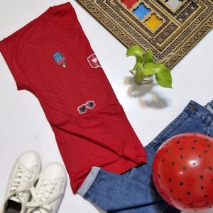 بلوز فانریپ چاپی - مانتو پاتریس رشت