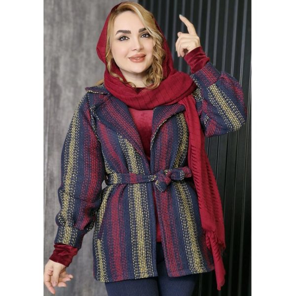 پالتو شانل راه راه - مانتو پاتریس رشت