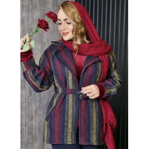 پالتو شانل راه راه - مانتو پاتریس رشت