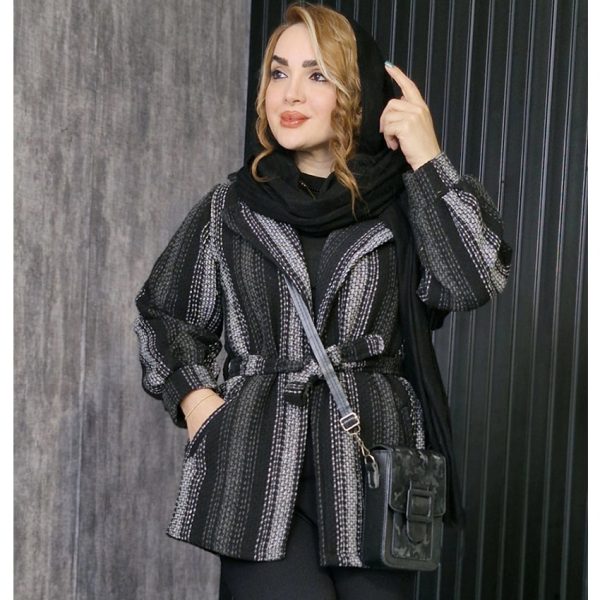 پالتو شانل راه راه - مانتو پاتریس رشت