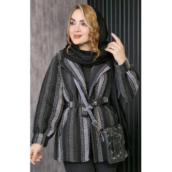 پالتو شانل راه راه - مانتو پاتریس رشت