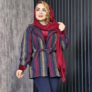 پالتو شانل راه راه - مانتو پاتریس رشت