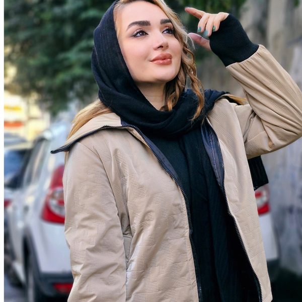 کاپشن کراپ سوزنی- مانتو پاتریس