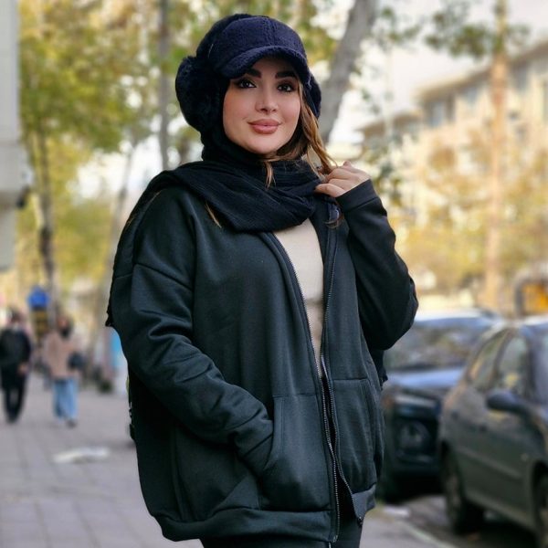 ست سویشرت و شلوار مشکی - مانتو پاتریس رشت