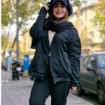 ست سویشرت و شلوار مشکی - مانتو پاتریس رشت