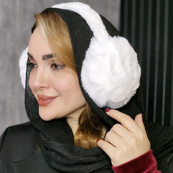 گوشگیر تاشو خز رنگی - مانتو پاتریس رشت