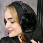 گوشگیر تاشو خز رنگی - مانتو پاتریس رشت