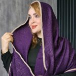 شال وارداتی حاشیه پشمی