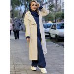 بارانی بلند 6 دکمه - مانتو پاتریس رشت