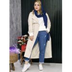 بارانی بلند 6 دکمه - مانتو پاتریس رشت