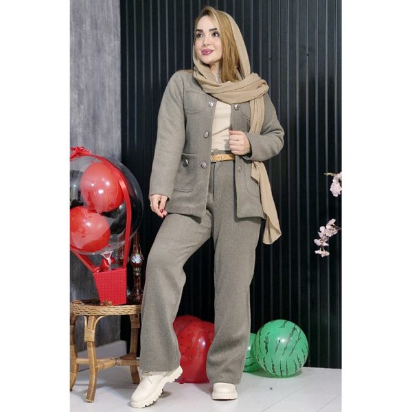 ست کت شلوار 4 جیب - مانتو پاتریس رشت