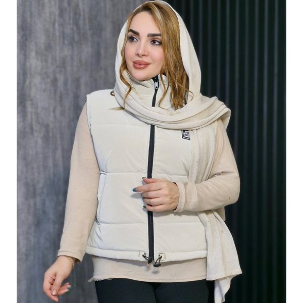 پافر سیلیکونی کراپ زیپی - مانتو پاتریس رشت