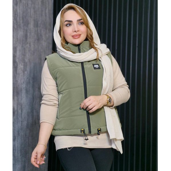 پافر سیلیکونی کراپ زیپی - مانتو پاتریس رشت