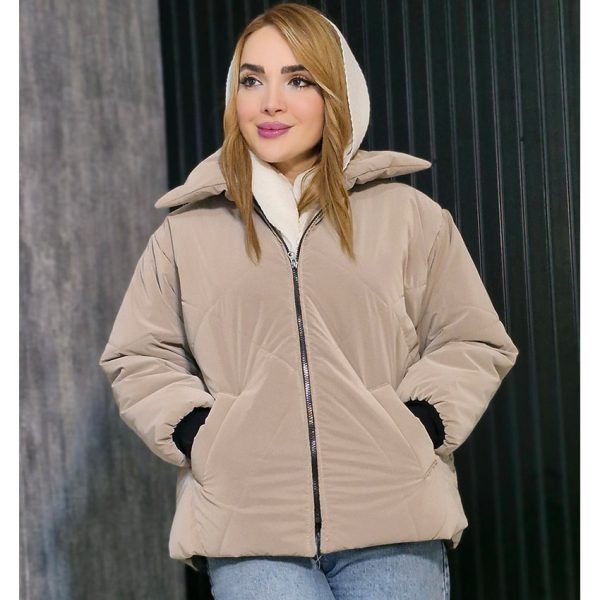 کاپشن کراپ 2 جیب - مانتو پاتریس رشت