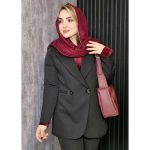 ست کت شلوار مازراتی مشکی - مانتو پاتریس رشت