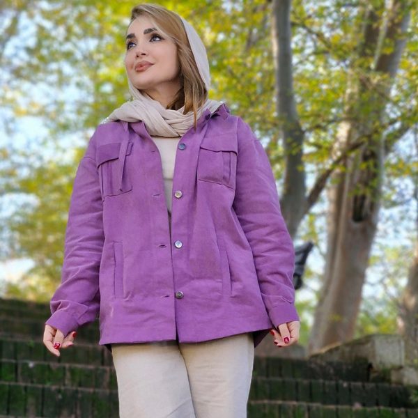 مانتو کتان کلاهدار - مانتو پاتریس رشت