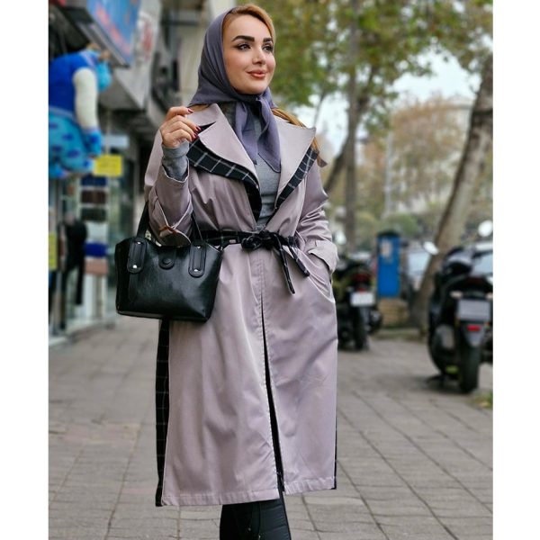 بارانی کتان زارا چهارخونه - مانتو پاتریس رشت