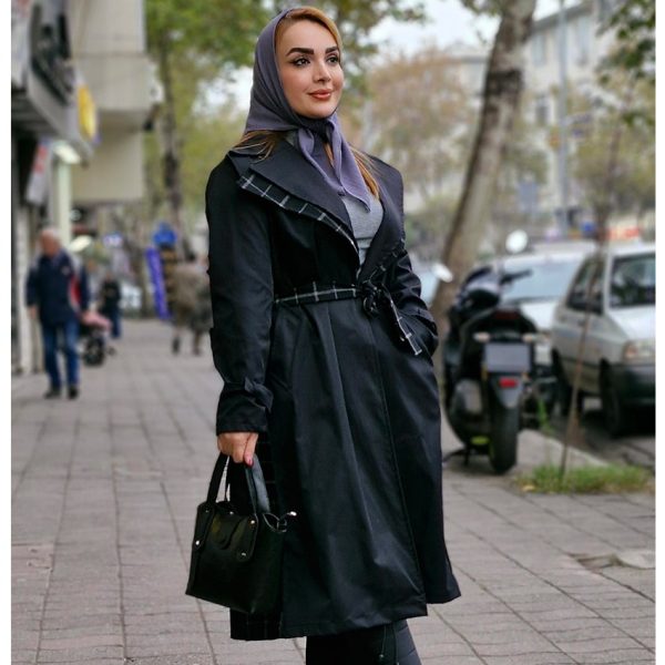 بارانی کتان زارا چهارخونه - مانتو پاتریس رشت