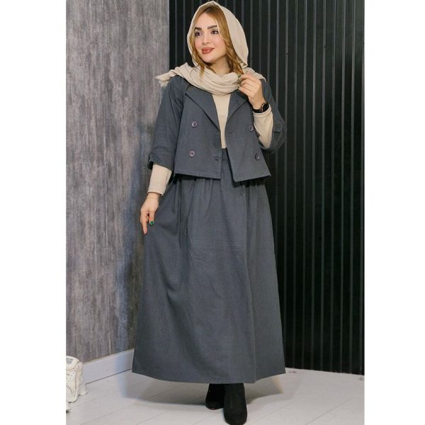 ست کت دامن کتان استانبول