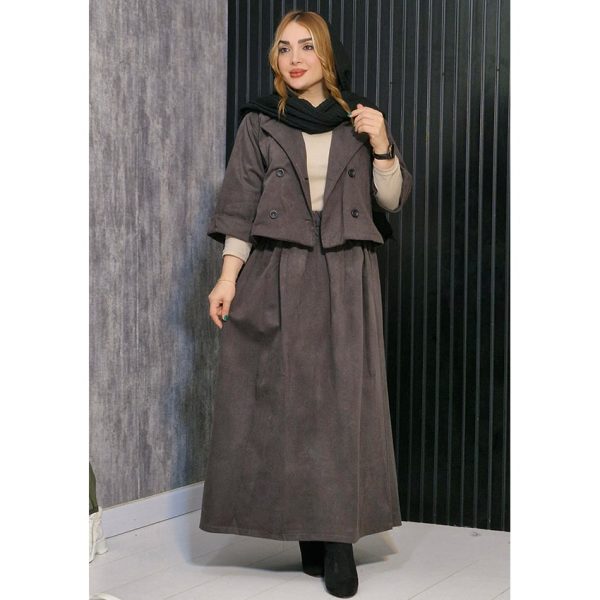 ست کت دامن کتان استانبول