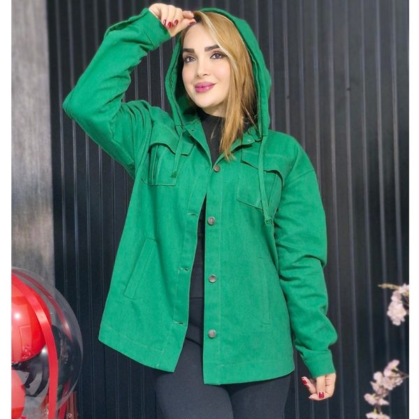 مانتو کتان کلاهدار - مانتو پاتریس رشت